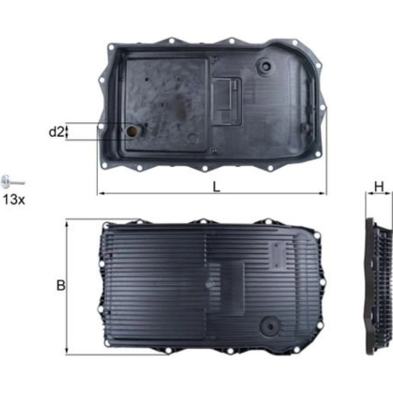 Ölwanne, Automatikgetriebe HX 184KIT