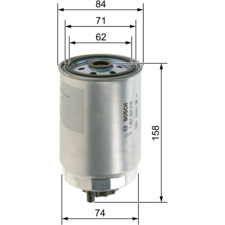 Kraftstofffilter 1 457 434 510 Kraftstofffilter 1 457 434 510