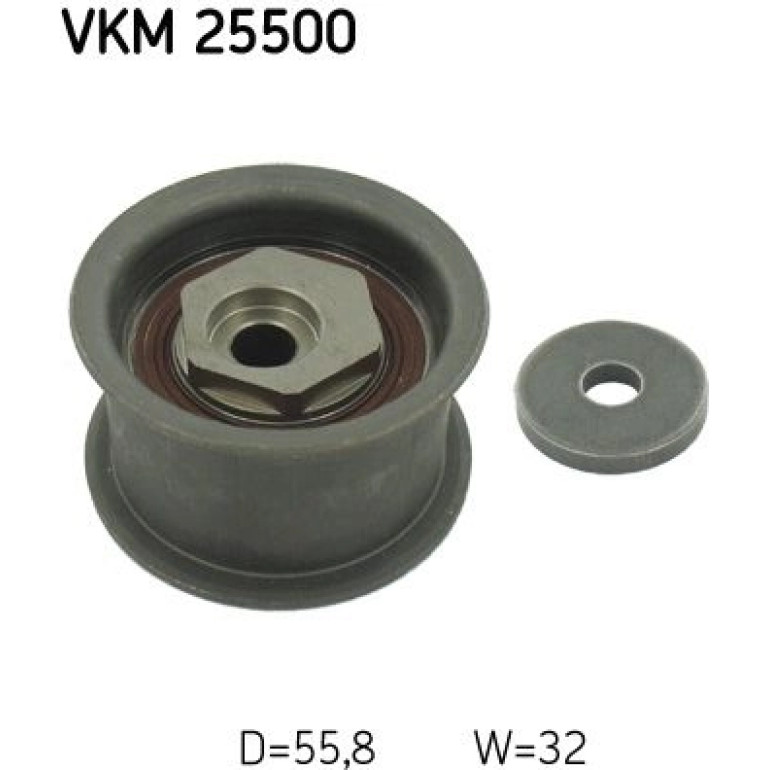 Umlenk-/Führungsrolle, Zahnriemen VKM 25500