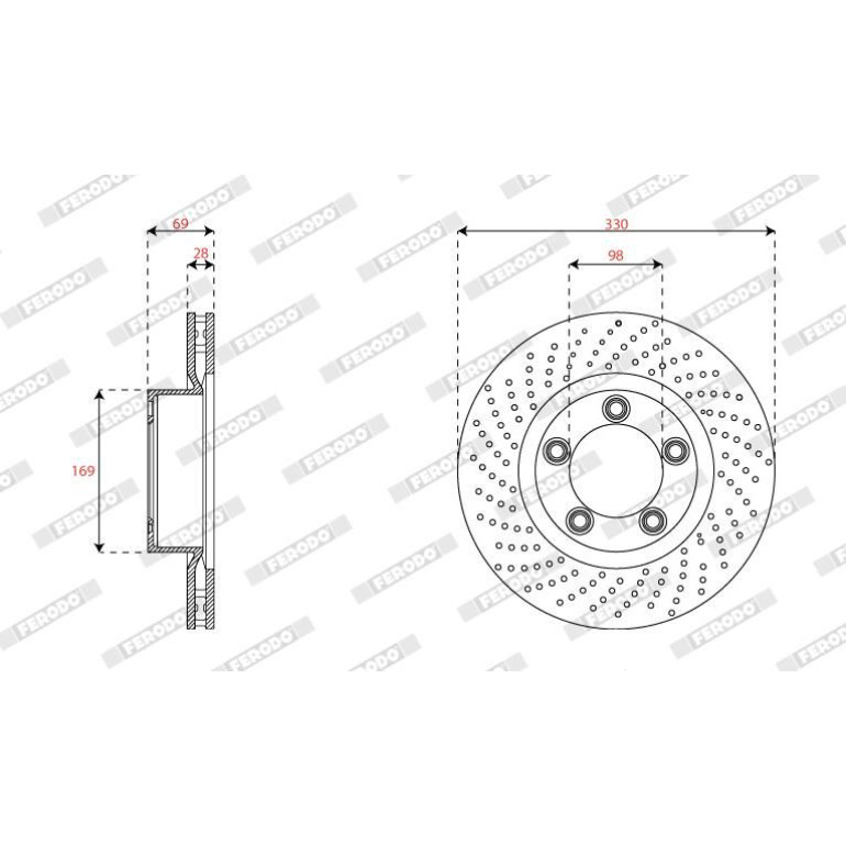 Bremsscheibe DDF2137LC-1 Bremsscheibe DDF2137LC-1