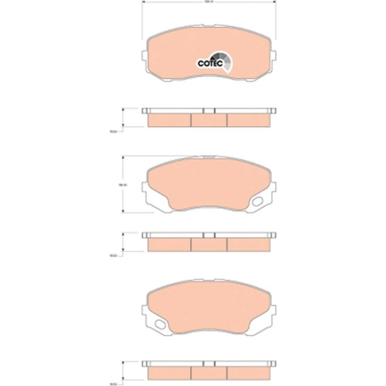 Bremsbelagsatz, Scheibenbremse GDB3492 Bremsbelagsatz, Scheibenbremse GDB3492