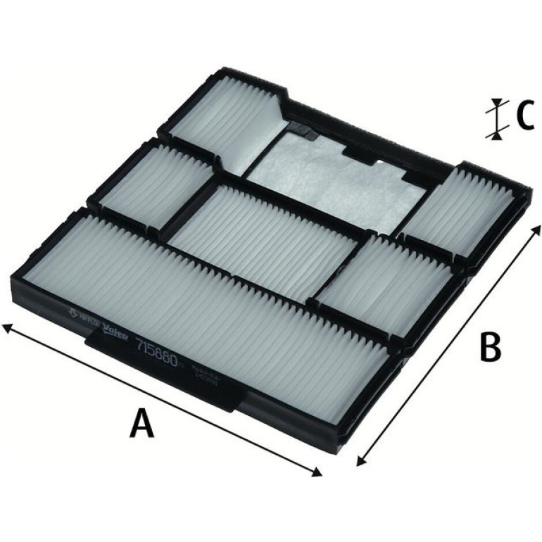 Filter, Innenraumluft 715880 Filter, Innenraumluft 715880