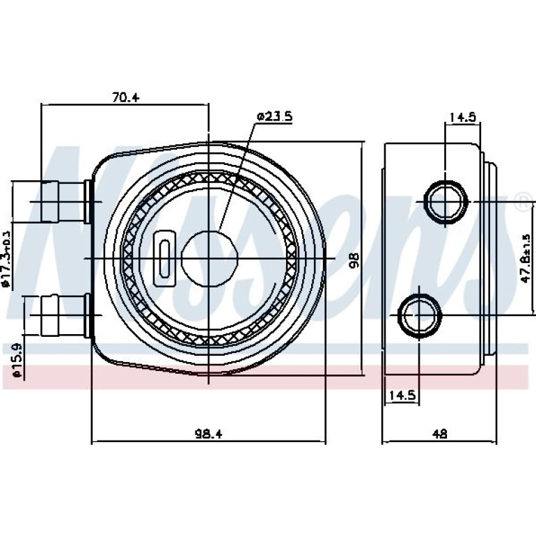 Ölkühler, Motoröl 90697