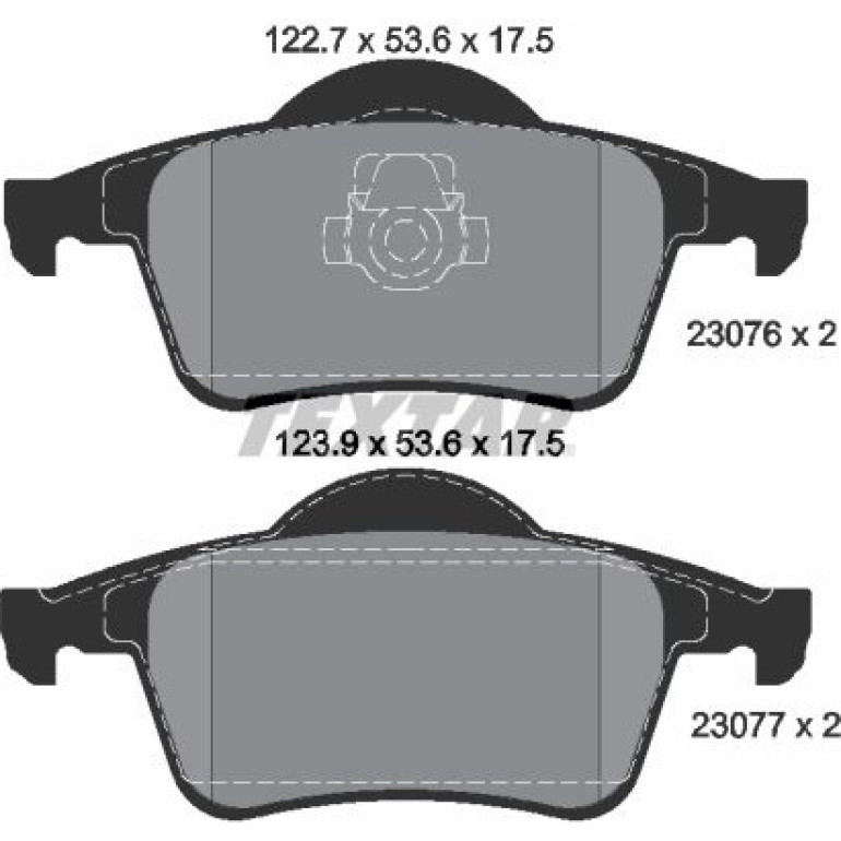 Bremsbelagsatz, Scheibenbremse 2307602 Bremsbelagsatz, Scheibenbremse 2307602