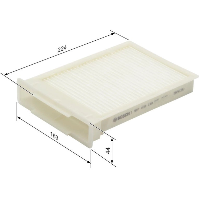 BOSCH 1 987 432 189 Innenraumfilter FILTER+ BOSCH 1 987 432 189 Innenraumfilter FILTER+