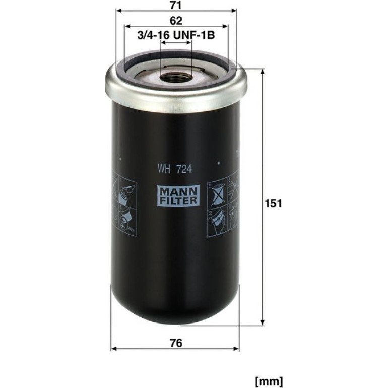 Ölfilter WH 724 Ölfilter WH 724