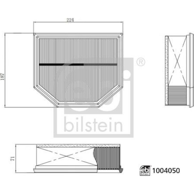 Luftfilter 1004050 Luftfilter 1004050