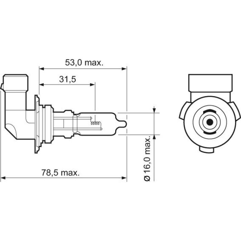 Glühlampe, Fernscheinwerfer 032527