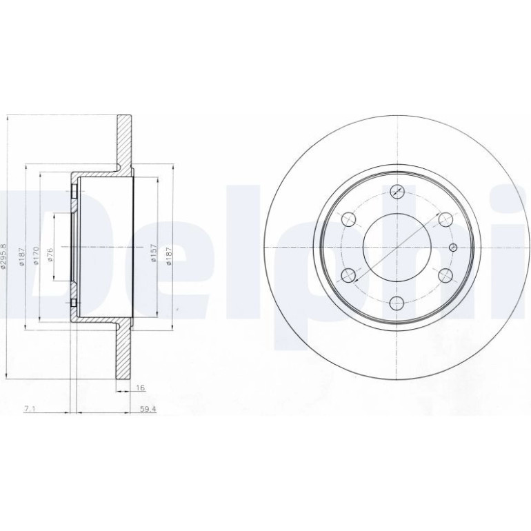Bremsscheibe BG4165 Bremsscheibe BG4165