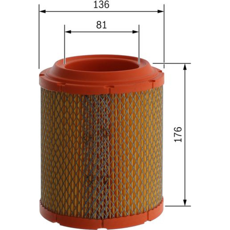 BOSCH F 026 400 413 Luftfilter BOSCH F 026 400 413 Luftfilter