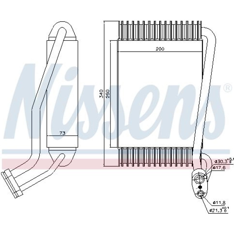 Verdampfer, Klimaanlage 92144 Verdampfer, Klimaanlage 92144