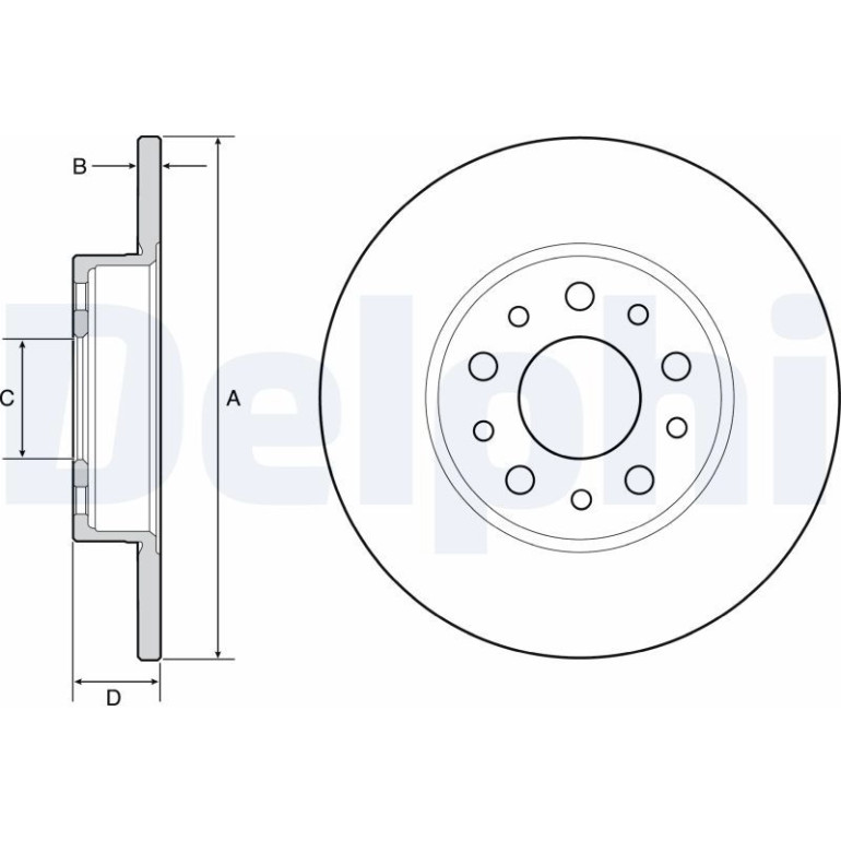 Bremsscheibe BG4655C Bremsscheibe BG4655C