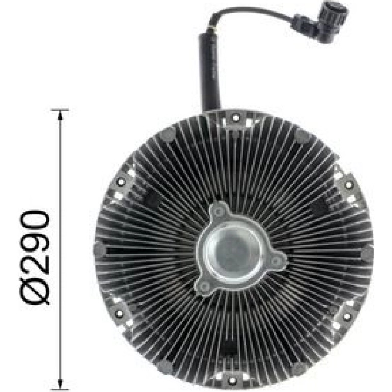 Kupplung, Kühlerlüfter CFC 172 000P