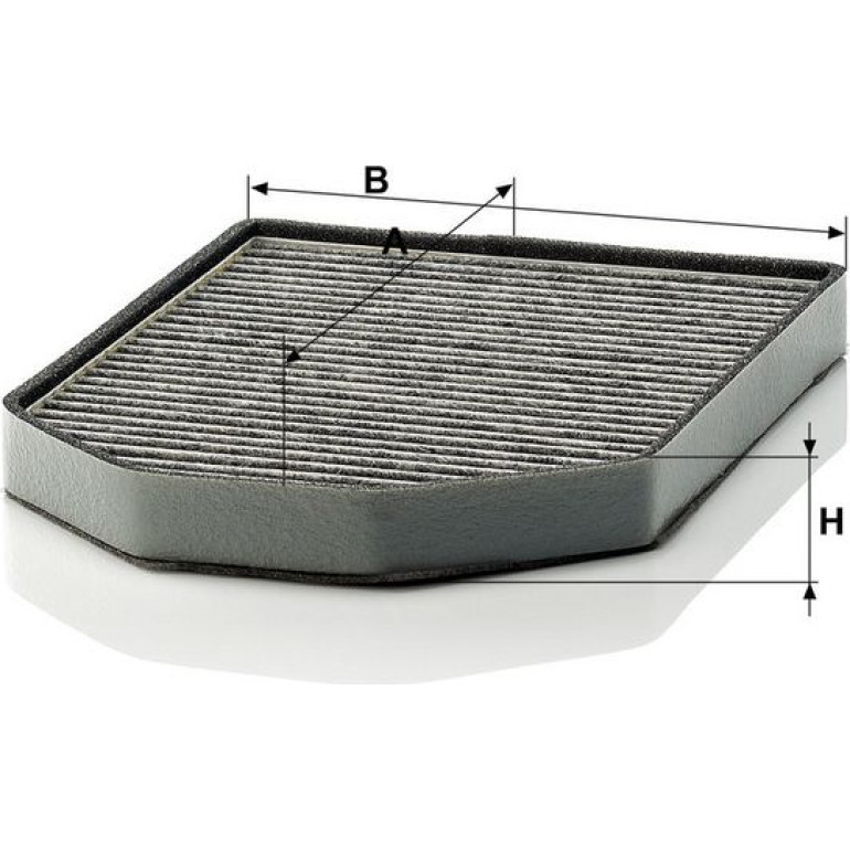 MANN-FILTER CUK 2949-2 Innenraumfilter, Aktivkohlefilter MANN-FILTER CUK 2949-2 Innenraumfilter, Aktivkohlefilter