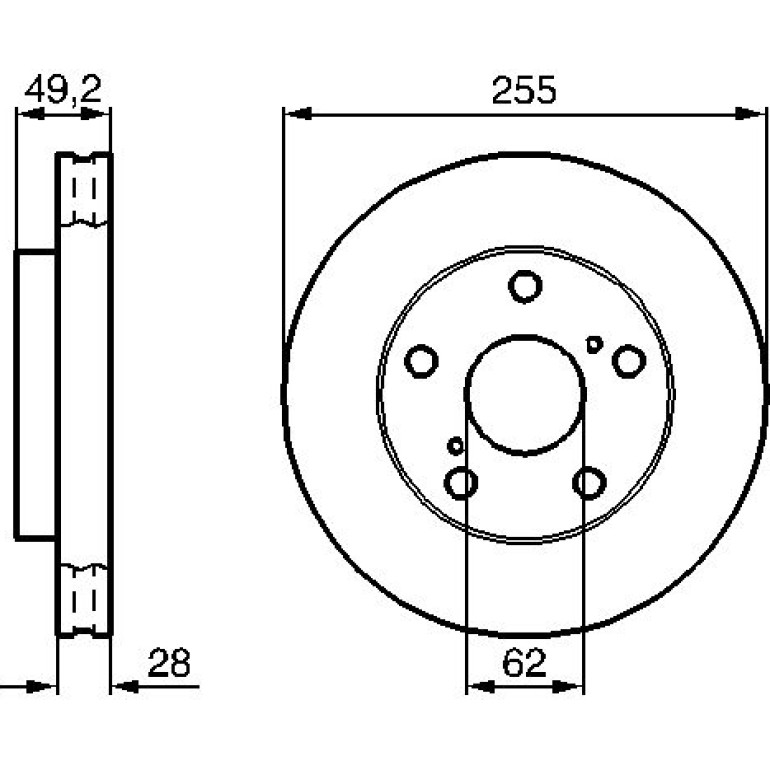 Bremsscheibe 0 986 478 726 Bremsscheibe 0 986 478 726