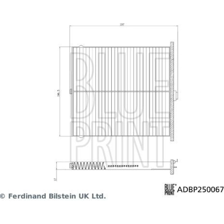Filter, Innenraumluft ADBP250067 Filter, Innenraumluft ADBP250067