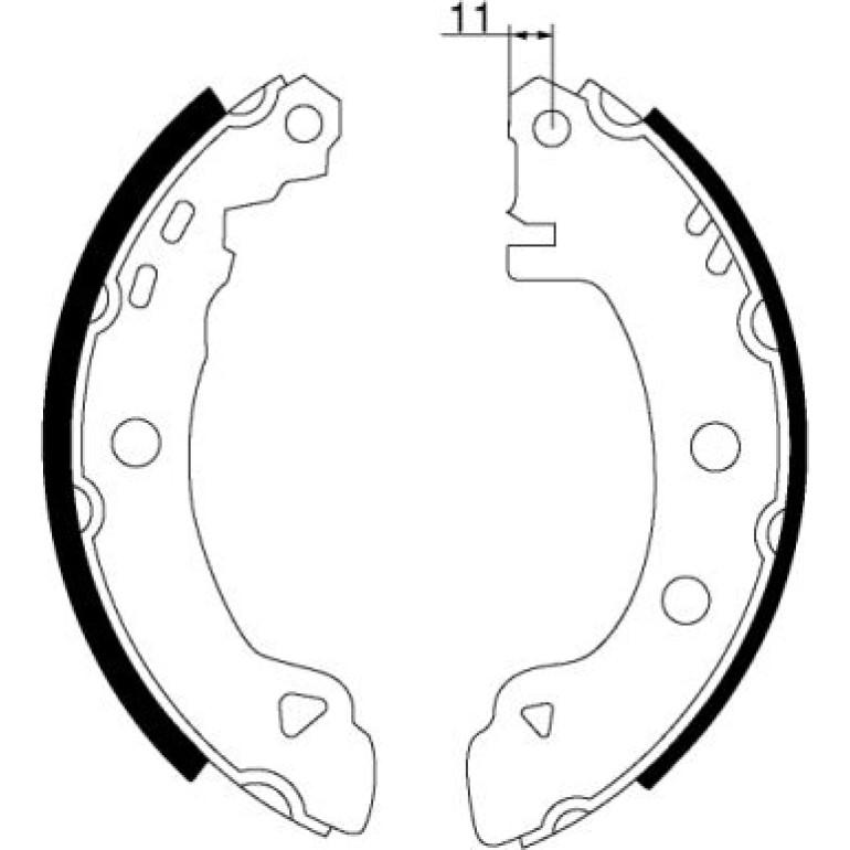 Bremsbackensatz 91046500