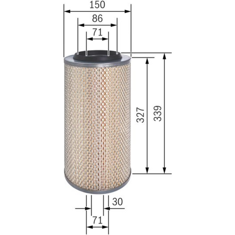 BOSCH F 026 400 322 Luftfilter BOSCH F 026 400 322 Luftfilter