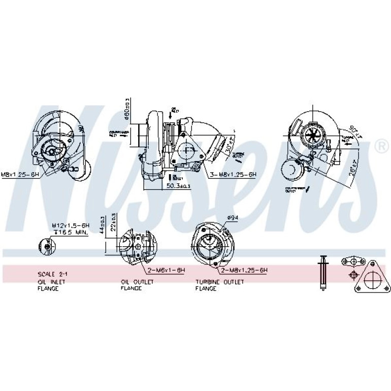 Nissens Turbolader 93058
