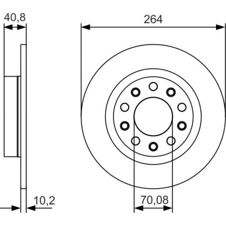 Bremsscheibe 0 986 479 C41