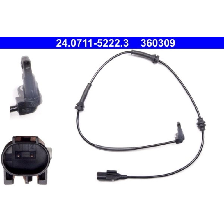 Sensor, Raddrehzahl 24.0711-5222.3 Sensor, Raddrehzahl 24.0711-5222.3