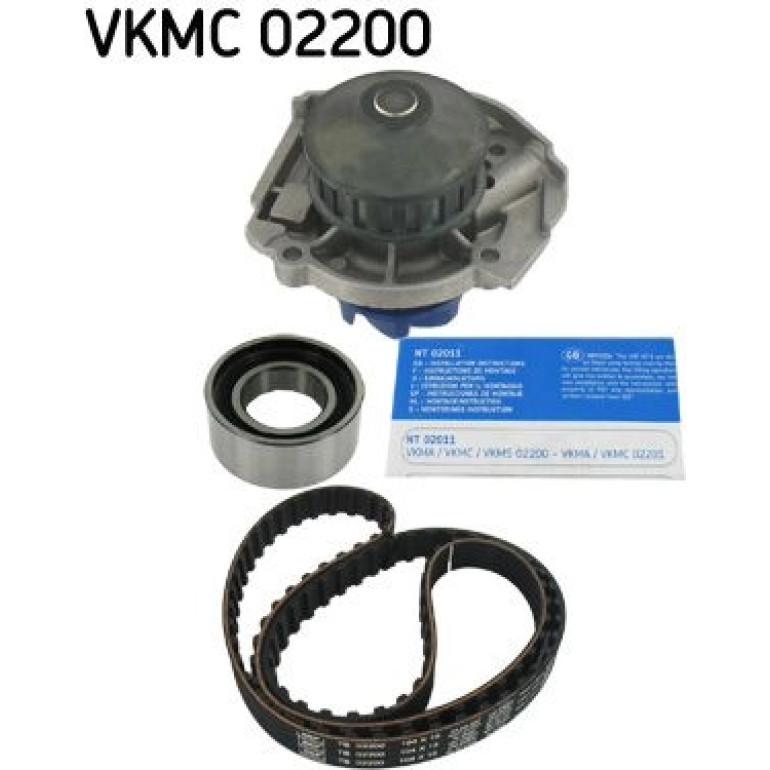 Wasserpumpe + Zahnriemensatz VKMC 02200