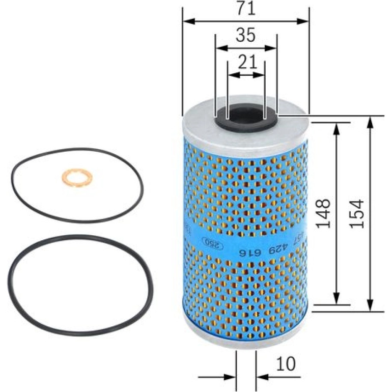 BOSCH 1 457 429 616 Ölfilter BOSCH 1 457 429 616 Ölfilter