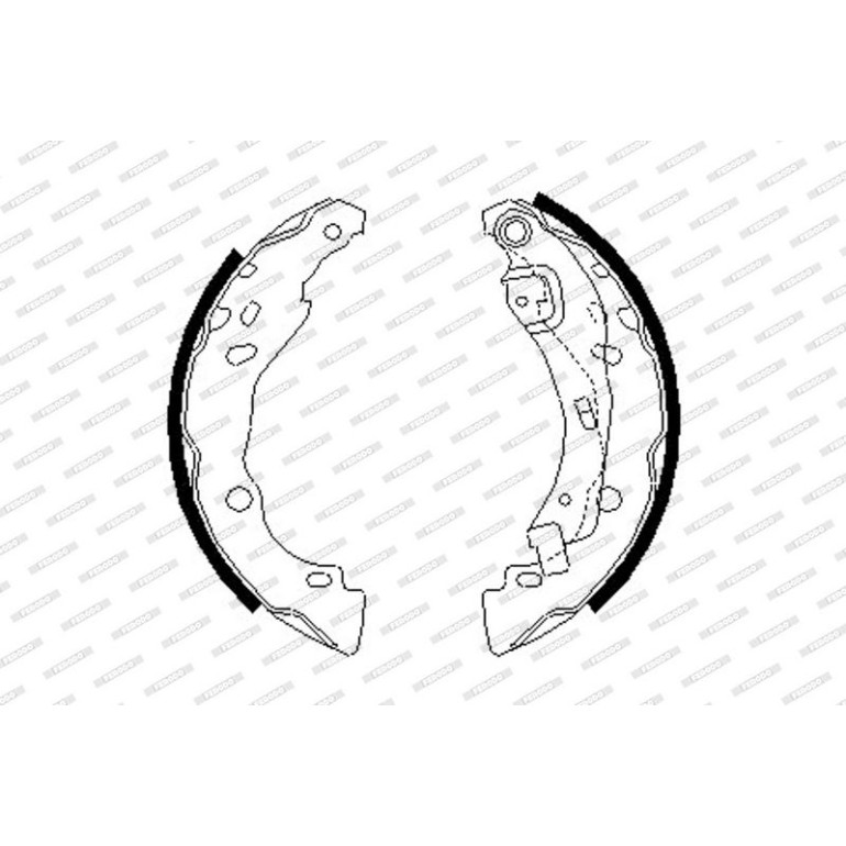 Bremsbackensatz FSB642 Bremsbackensatz FSB642