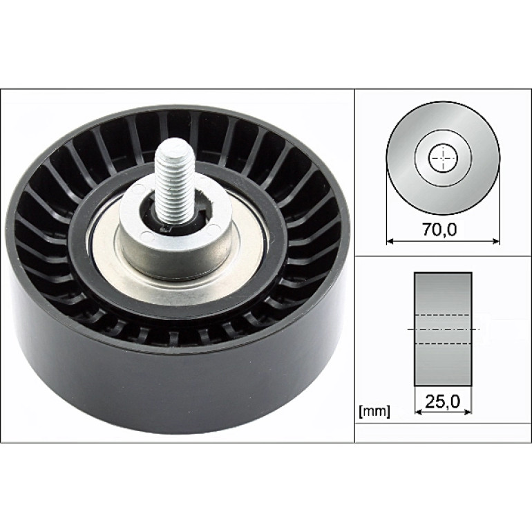 Umlenk-/Führungsrolle, Keilrippenriemen 532 0655 10
