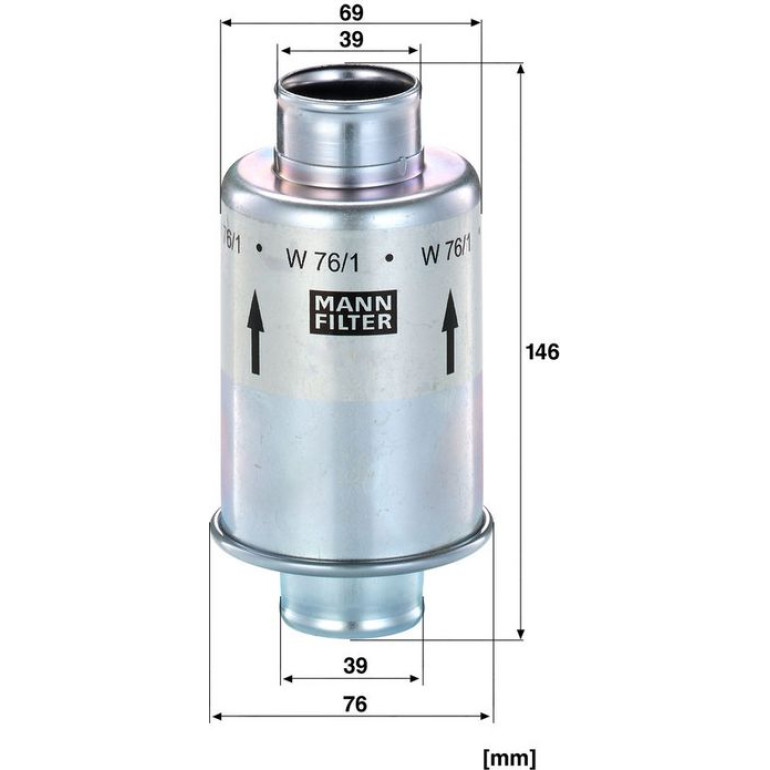Hydraulikfilter, Automatikgetriebe W 76/1 Hydraulikfilter, Automatikgetriebe W 76/1
