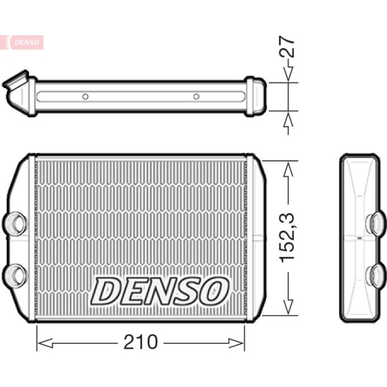 Wärmetauscher, Innenraumheizung DRR23022 Wärmetauscher, Innenraumheizung DRR23022