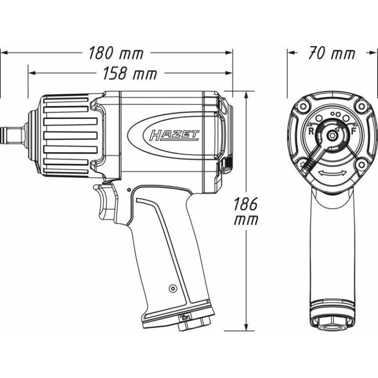 Schlagschrauber (Druckluft) 9012EL-SPC