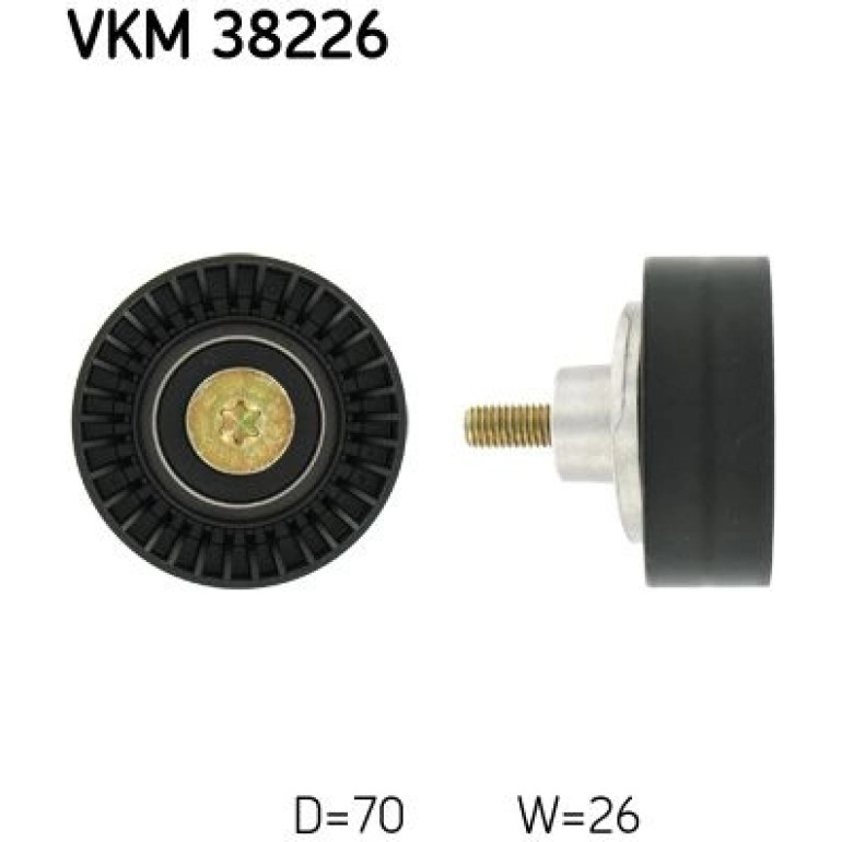 Umlenk-/Führungsrolle, Keilrippenriemen VKM 38226 Umlenk-/Führungsrolle, Keilrippenriemen VKM 38226