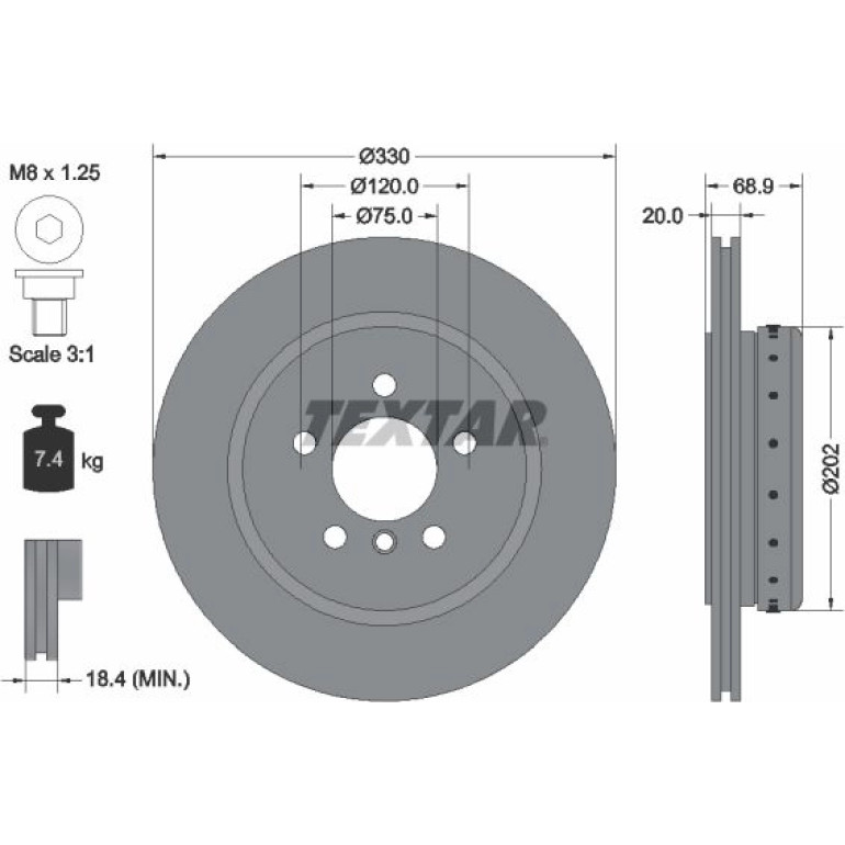 Bremsscheibe 92265925 Bremsscheibe 92265925