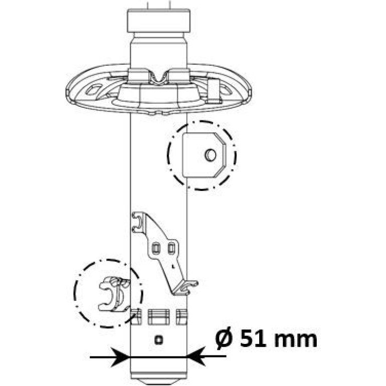Stoßdämpfer 3338005 Stoßdämpfer 3338005