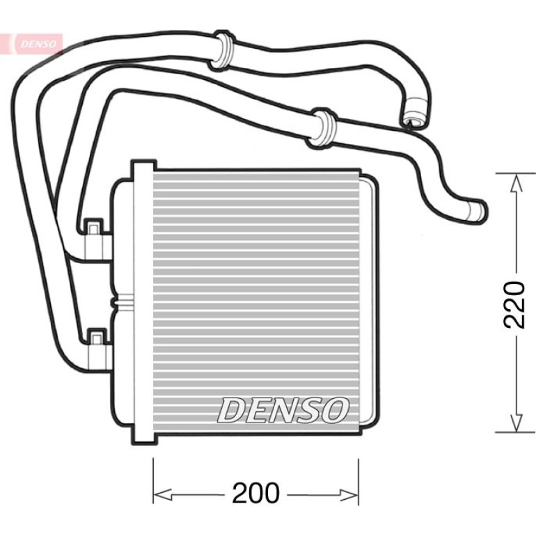 Wärmetauscher, Innenraumheizung DRR12003 Wärmetauscher, Innenraumheizung DRR12003