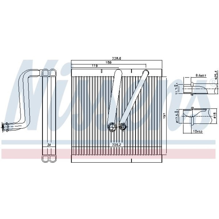 Verdampfer, Klimaanlage 92321 Verdampfer, Klimaanlage 92321