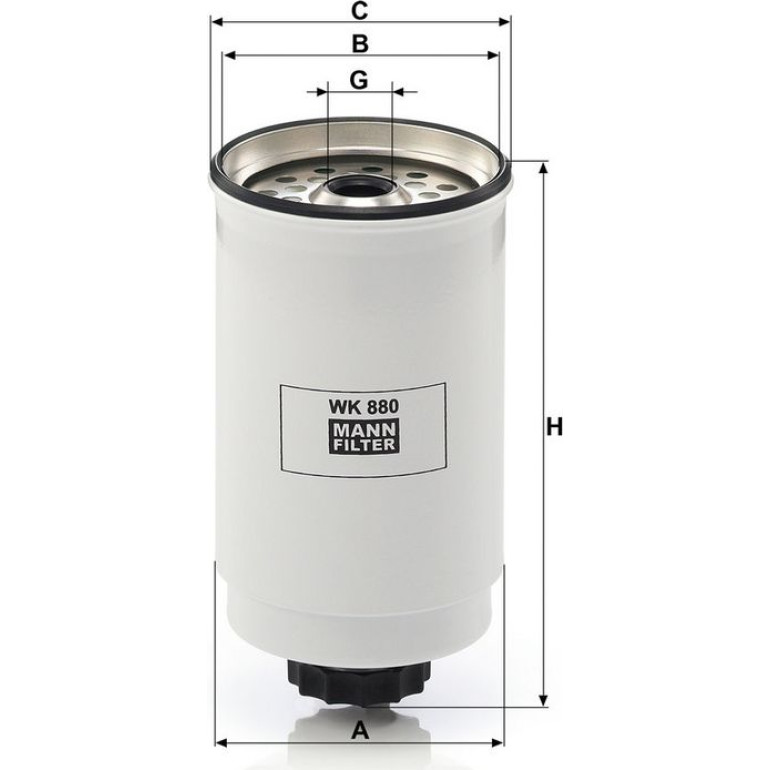 Kraftstofffilter WK 880 Kraftstofffilter WK 880