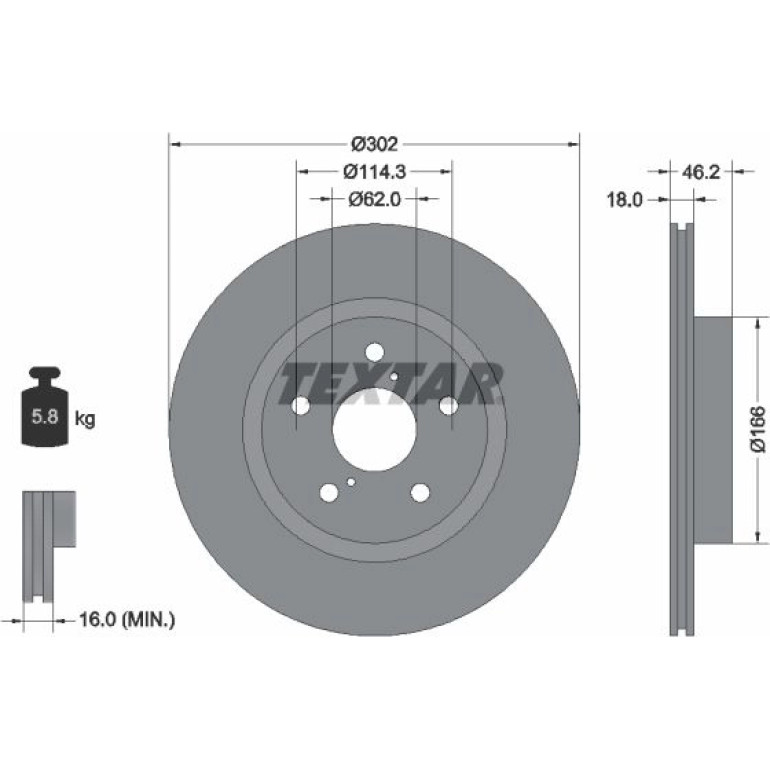 Bremsscheibe 92093500