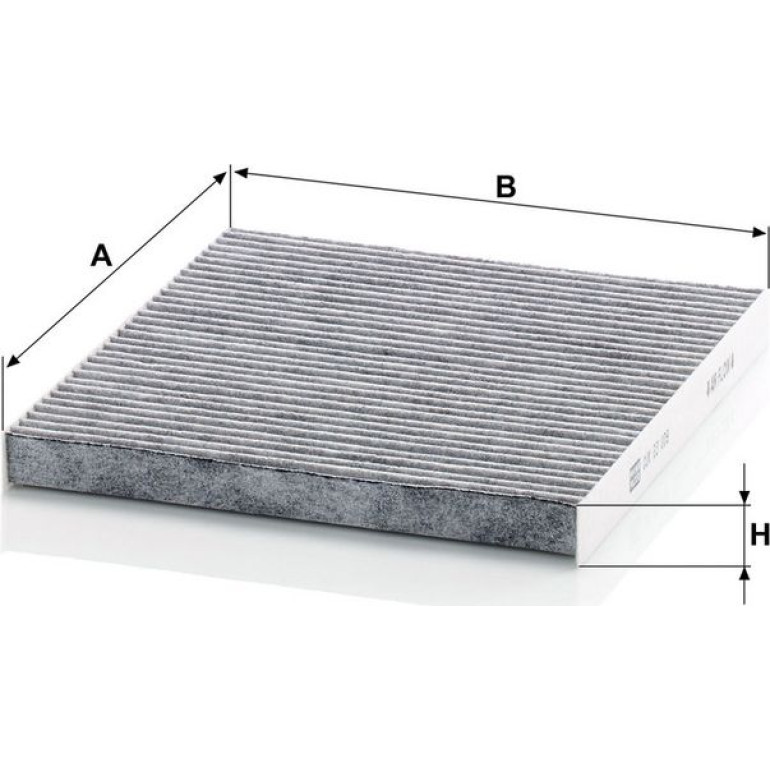 MANN-FILTER CUK 23 009 Innenraumfilter, Aktivkohlefilter MANN-FILTER CUK 23 009 Innenraumfilter, Aktivkohlefilter