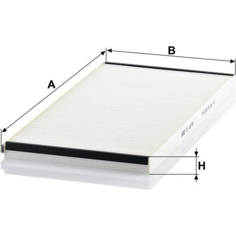 MANN-FILTER CU 6076 Innenraumfilter, Partikelfilter MANN-FILTER CU 6076 Innenraumfilter, Partikelfilter