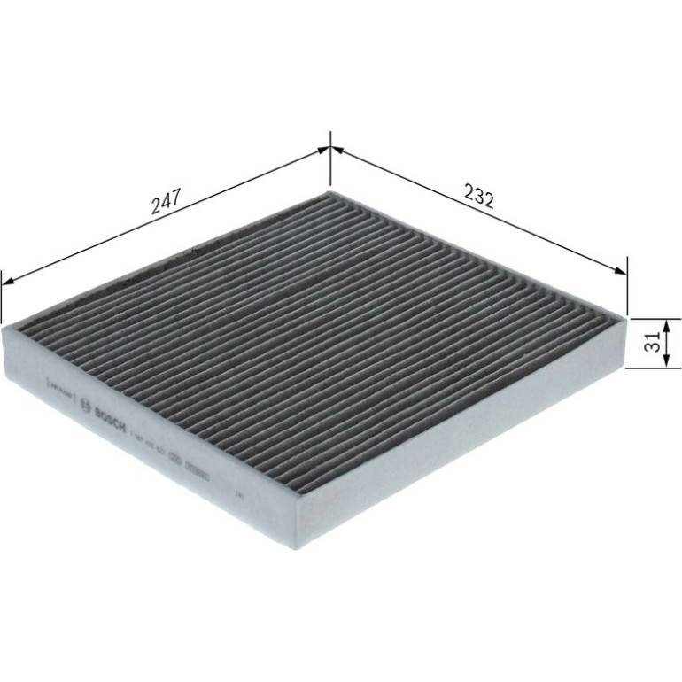 Filter, Innenraumluft 1 987 435 623
