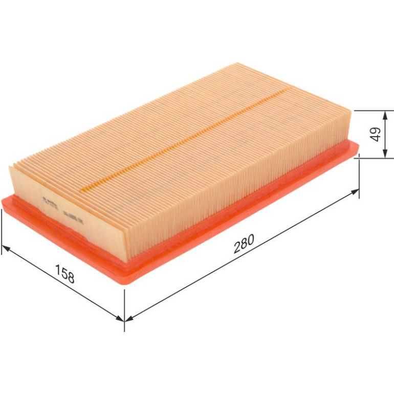 BOSCH 1 457 433 155 Luftfilter BOSCH 1 457 433 155 Luftfilter