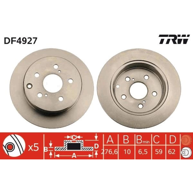 Bremsscheibe DF4927