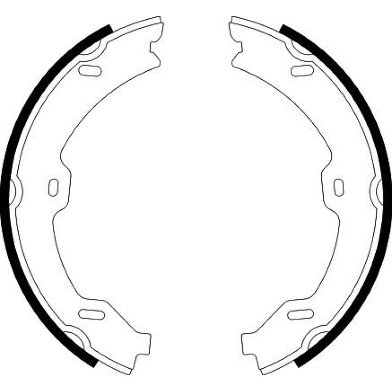 Bremsbackensatz, Feststellbremse 8DA 355 050-781