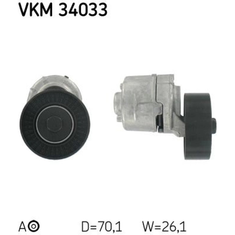 Spannrolle, Keilrippenriemen VKM 34033 Spannrolle, Keilrippenriemen VKM 34033