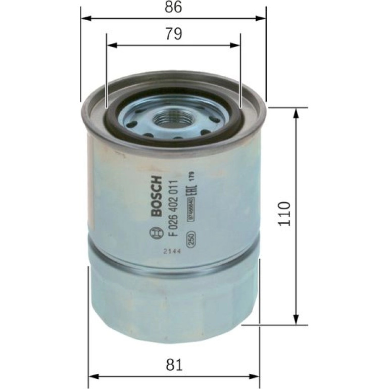 Kraftstofffilter F 026 402 011 Kraftstofffilter F 026 402 011