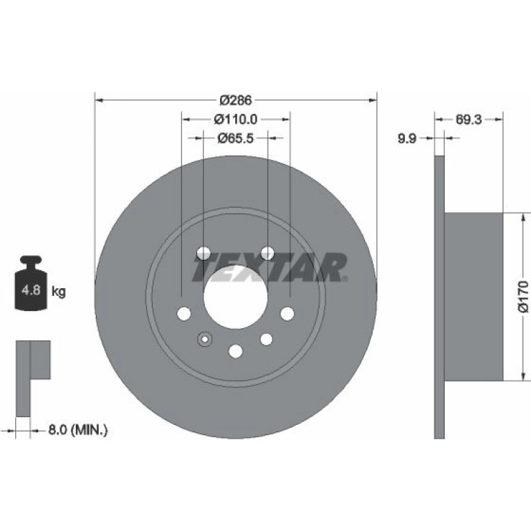 Bremsscheibe 92075703 Bremsscheibe 92075703