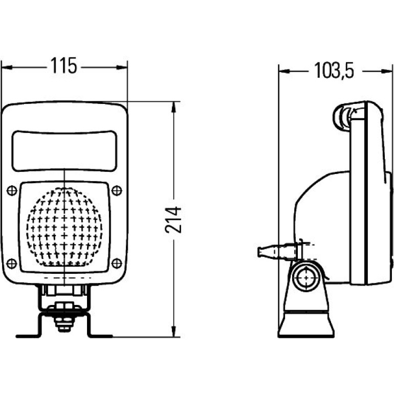 Arbeitsscheinwerfer 1GA 997 506-631 Arbeitsscheinwerfer 1GA 997 506-631