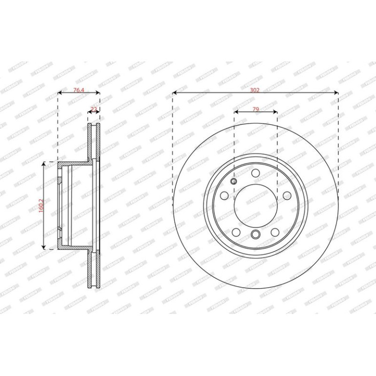 Bremsscheibe DDF211